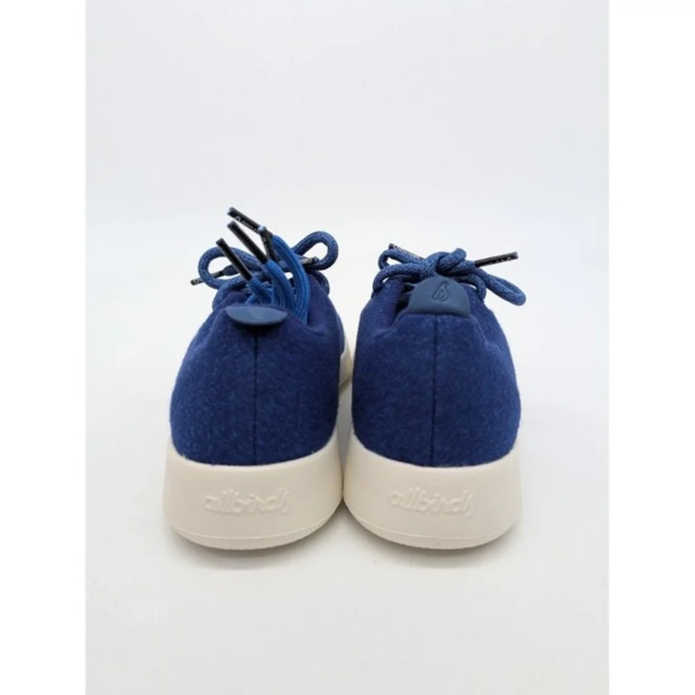 Allbirds Wool Runners Blueberry Cream Blue W6 Womens Sneakers Shoes - Picture 4 of 10